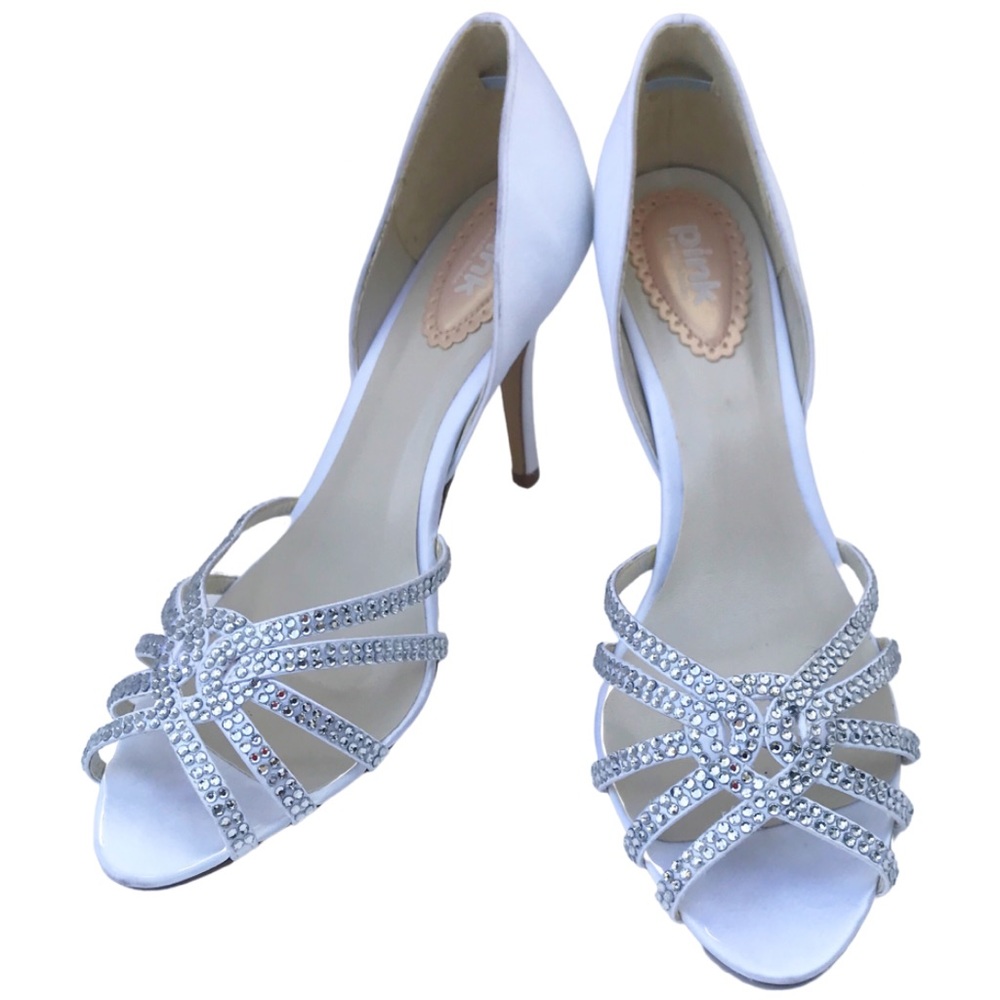 Paradox London Pink Precious Wedding Heels Sz 9/40
